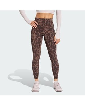 adidas Optimé Leopard 7/8 Leggings - Multicolor