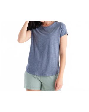 Free Fly Bamboo Current Tee - Blue