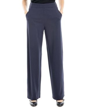 Max Studio Easy Leg Ponte Pant - Blue