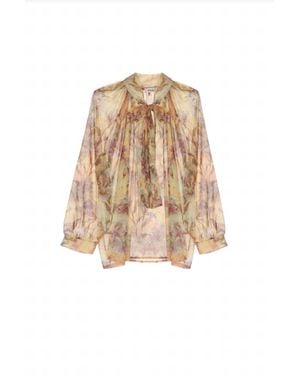 Dixie Desert Rose Whisper Blouse - Natural