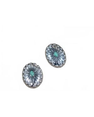 West & Co. Rowdy Concho Post Earrings - Black