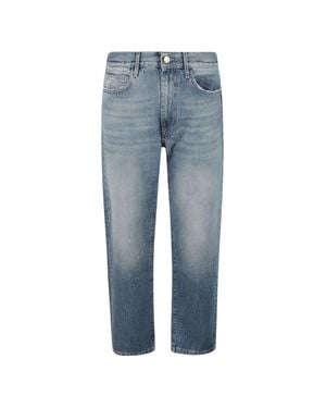 Ballantyne Faded Five-Pocket Denim Jeans - Blue