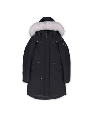 Moose Knuckles Natural Cloud Shearling Parka - Blue