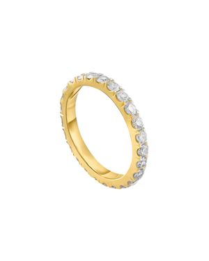 Diana M. Jewels 14Kt Diamond Eternity Band Containing 1.65 Cts Tw Of Round Diamonds - Metallic