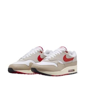 Nike Air Max 1 Hf4312-100 Sneakers Cream Low Top Running Shoes - Pink