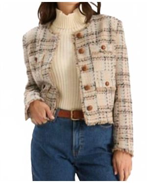tyler boe Randy Hyland Boucle Jacket - Blue