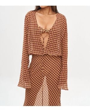 Bananhot Nema Maxi Dress - Brown