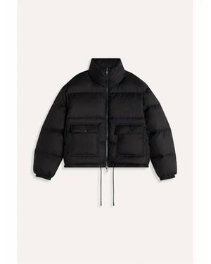 Le Mont St Michel Marthe Revers Jacket - Black