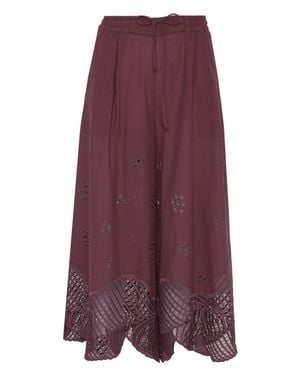 Beatrice B. Plum 1133 Wide Leg Pants - Purple