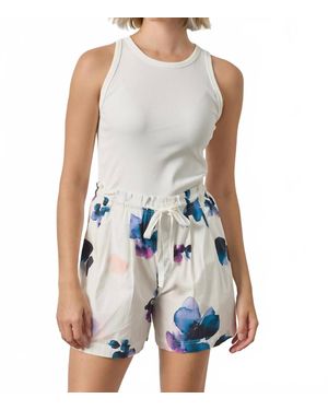 Lilla P Pleat Waist Short - Blue