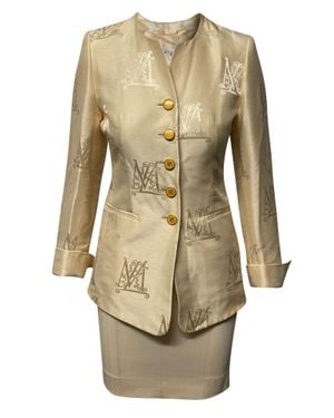 ESCADA X Margaretha Ley Skirt Suit Set - Natural