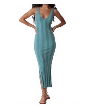Electric and Rose Rikki Rib Dress - Green