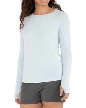 Free Fly Bamboo Shade Long Sleeve Top - White