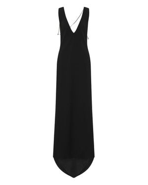 Moschino Flowing Maxi Dress - Black