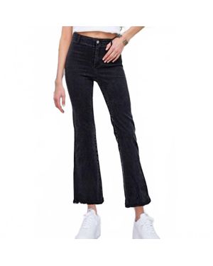 Le Miel Washed Flare Denim Jeans - Blue
