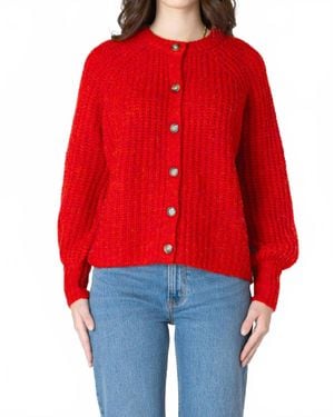 Dex Sweet And Textured Candy Cardigan