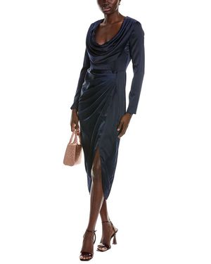 AIIFOS Corinne Midi Dress - Blue