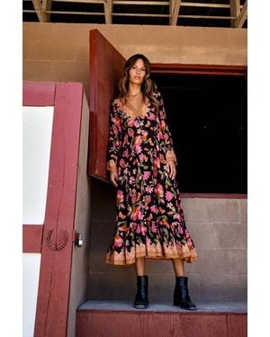 Z & L Europe Raya Maxi Dress - Red