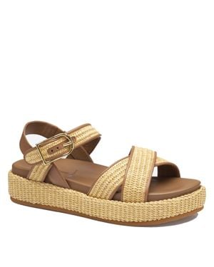 Johnston & Murphy Carli Cross-Band Sandal - Brown