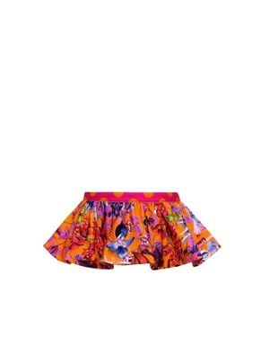 Lia Sahara Reversible Ruffle Belt - Red