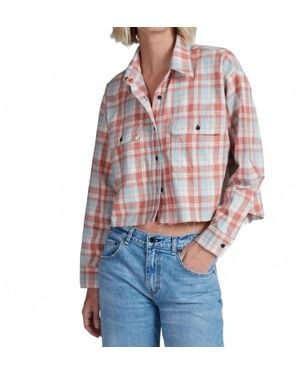 ASKK NY Crosby Flannel Shirt - Blue