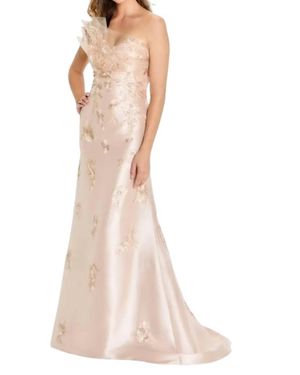 Montage by Mon Cheri Mikado Strapless Wedding Dress - White