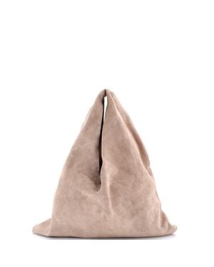The Row Bindle Hobo Suede - Brown