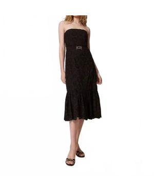 Twinset Belle Strapless Dress - Black