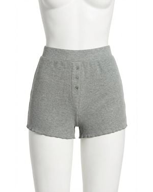 Z Supply Ivy Rib Short - Gray