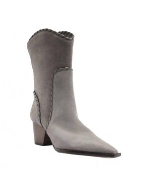 Alexandre Birman Victoria Saddle Boots - Gray