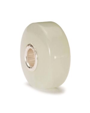 Trollbeads Circle Jade Bead Charm - Natural