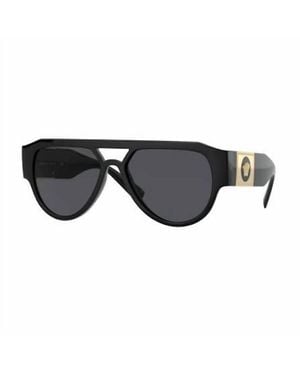 Versace 0Ve4401 Medusa Aviator Sunglasses - Black
