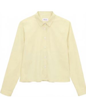Phoebe Jon Iris Cropped Shirt - Yellow