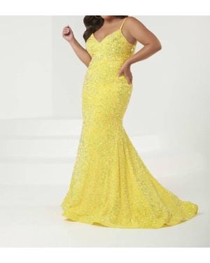 Tiffany Designs Prom Dress - Yellow