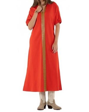 Emily Mccarthy Poppy Maxi Valiant Dress - Red