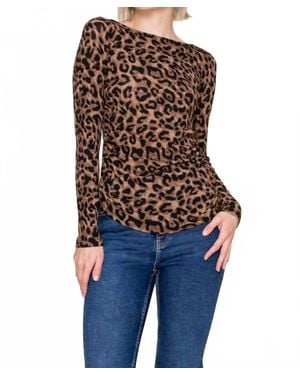 White Birch Aster Long Sleeve Top - Black