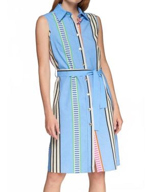 Vilagallo Mariya Dress - Blue