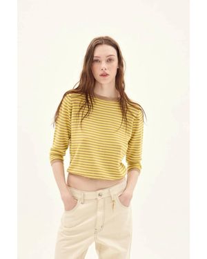 DELUC Naxos Striped Sweater - Yellow