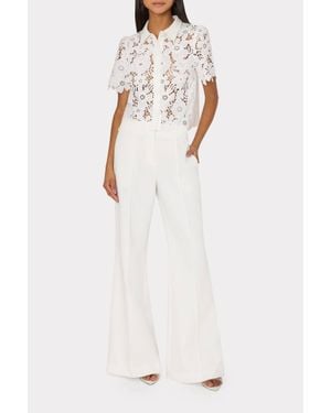 MILLY Nash Cady Pants - White