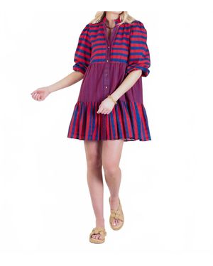Emily Mccarthy Sadie Dress - Purple