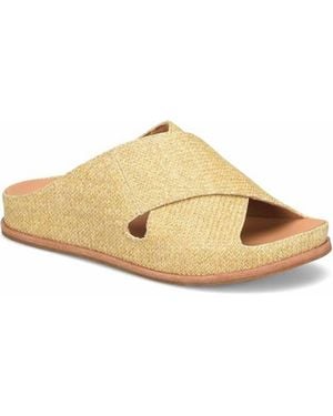 Kork-Ease Tutsi Cross Band Sandals - Black