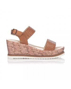 Ara Pasadena Leather Wedge - Pink