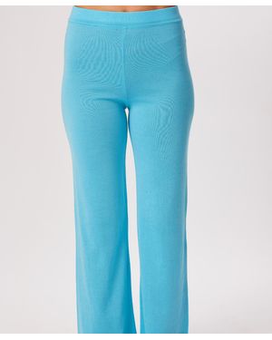 French Kyss Knit Lounge Pant - Blue