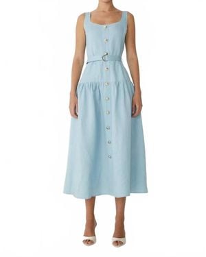 JS71 Callan Midi Dress - Blue