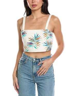 Allison Tyra Crop Top - Blue
