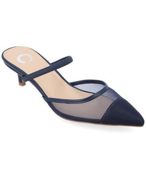 Journee Collection Collection Allana Pump - Blue