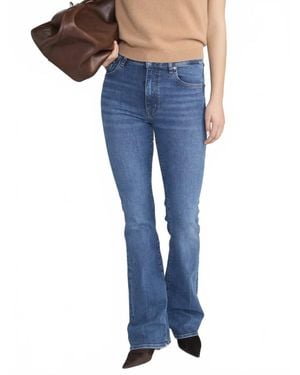 FRAME Reboot High Rise Bootcut Jeans - Blue
