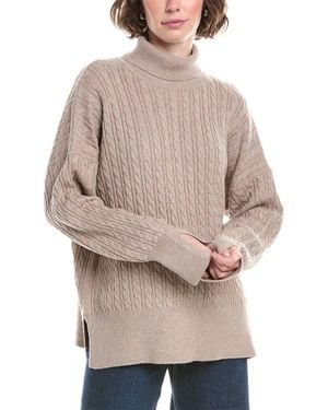 Splendid Oakley Turtleneck Wool-Blend Sweater - Gray