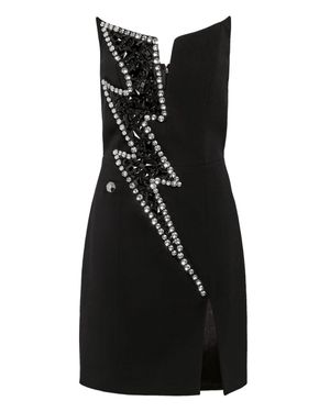 Philipp Plein Mini Dress - Black