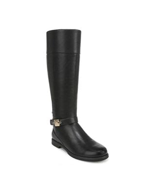 Dr. Scholls Dr Scholls Hello Rider J0997S1002 Womensblack Wide Calf Riding Boots Zogg3097